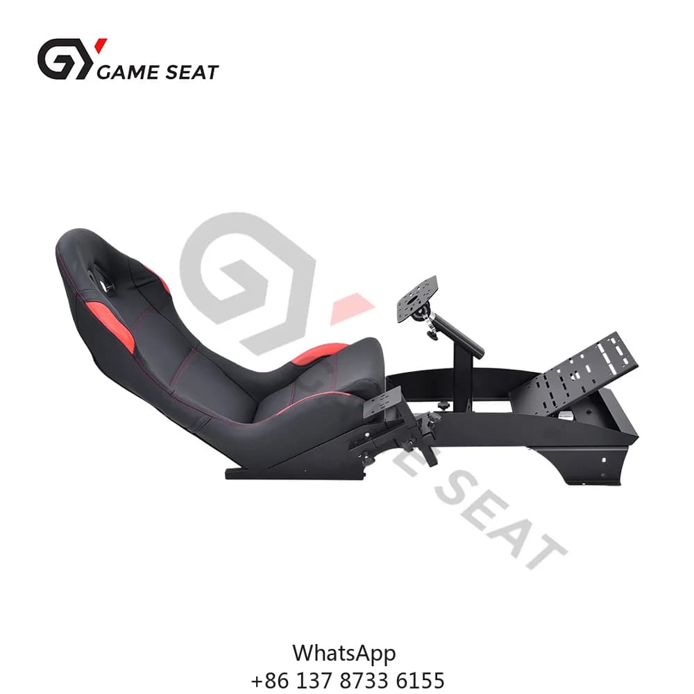 GY046 Professional Racing Simulator Seat Esports Game Steering Wheel Bracket Car Driving Simulation Cockpit