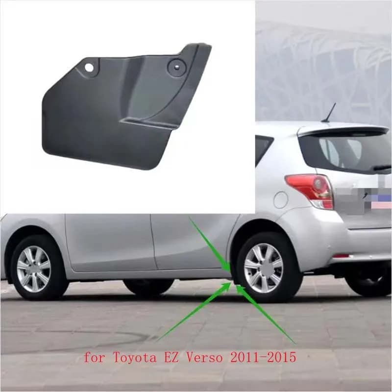 Mud Flap Rear Wheel Fender Liner Skirt Lower Rubber Guard For Toyota EZ Verso 2011 2012 2013 2014 2015 65631-0F030 65632-0F030