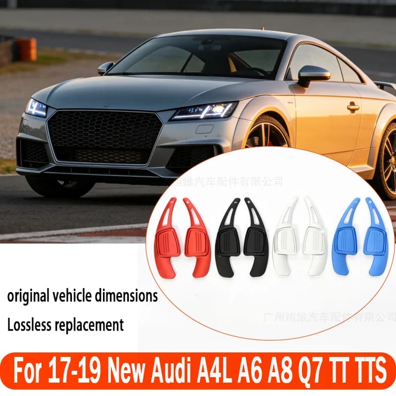 For 17-19 New Audi A4L A6 A8 Q7 TT TTS aluminum alloy shift paddle steering wheel interior car interior decoration