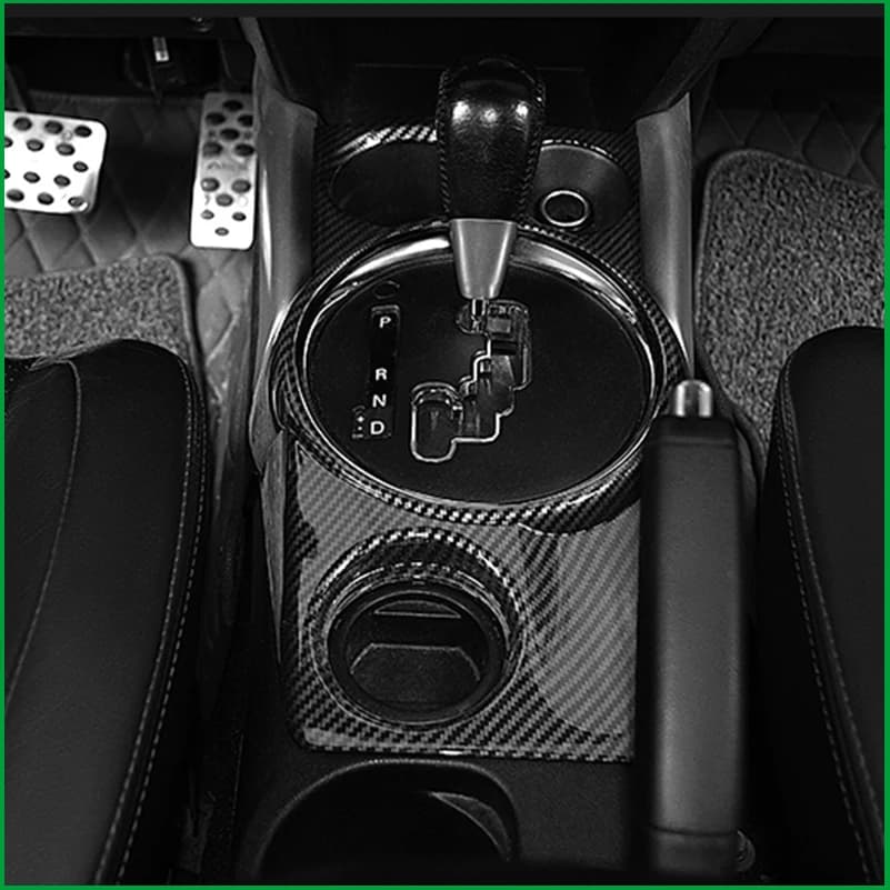 Car Styling For Mitsubishi ASX 2011-2017 LHD Gear Box Panel Water Cup Holder Cover Trim Decorative Strip Auto Parts Accessories