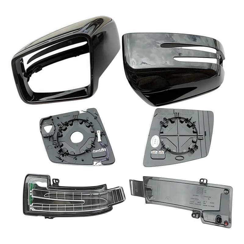 Class Rear Blind Spot Heated Mirror Glass Cover Turn Signal Light Bottom for Mercedes-Benz GL W164 2009-2016 W166 GLE GLS G R