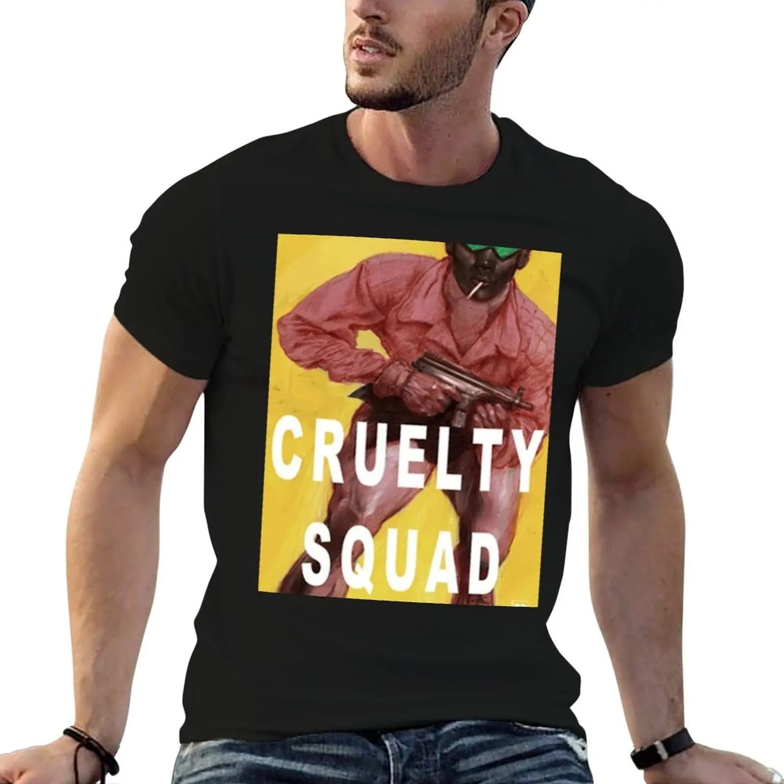 cruelty squad smoke T-Shirt quick-drying summer clothes shirts men graphic