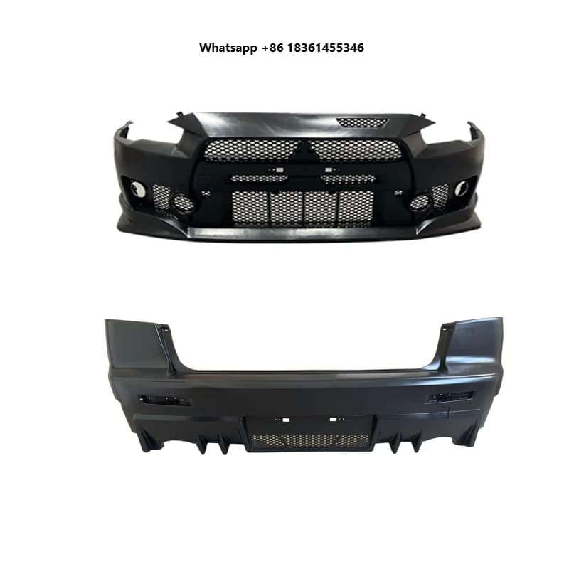 For Lancer FQ Style Bumper Guard Body Kit Front and Rear Bumper Front Bumper Face Kit