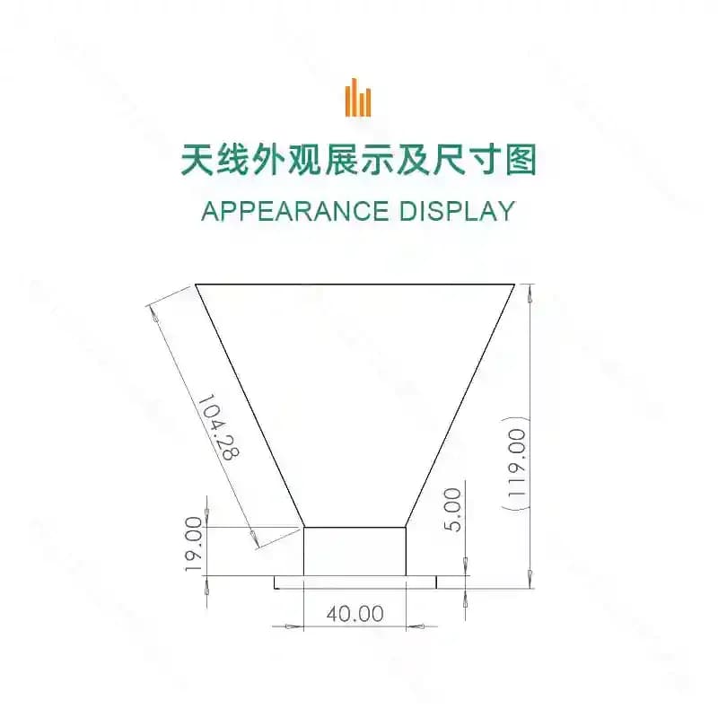 1.6-18GHz 16dBi Double Ridge Horn Antenna for EMC EMI Testing C Ku K Band Standard Gain Horn Antenna for Anechoic Chamber