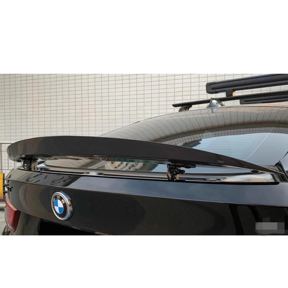 For BMW 3 Series GT F34 Gran Coupe 2013 - 2019 Rear Trunk Spoiler Carbon Fiber / FRP Rear Trunk Boot Wing Spoiler Wing Lip