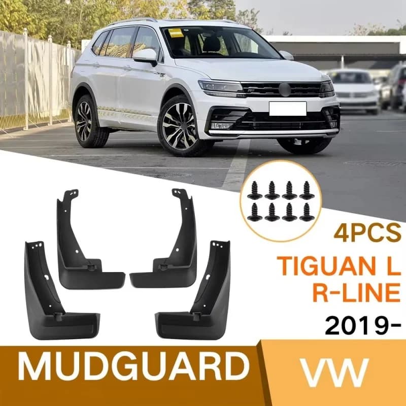 Car Mudguard for Volkswagen VW Tiguan L R-Line 2019-2024 2019 2020 2021 2022 2023 Accessories Mud Flap Splash Fender