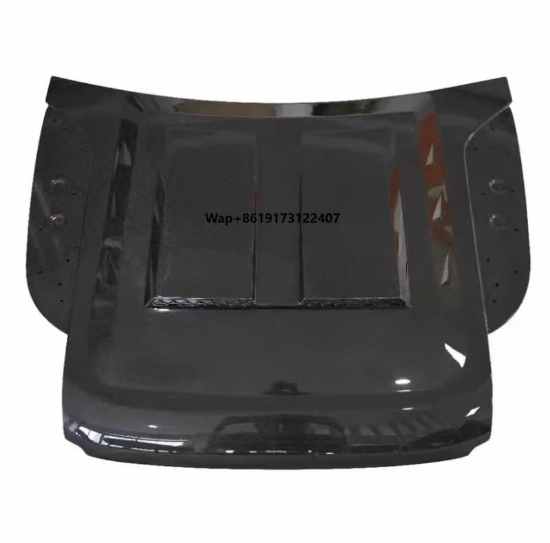 New Fit for Defender 2021 Carbon Fiber Hood 90/100G Class Honeycomb Design Engine Black for Replace/Repair