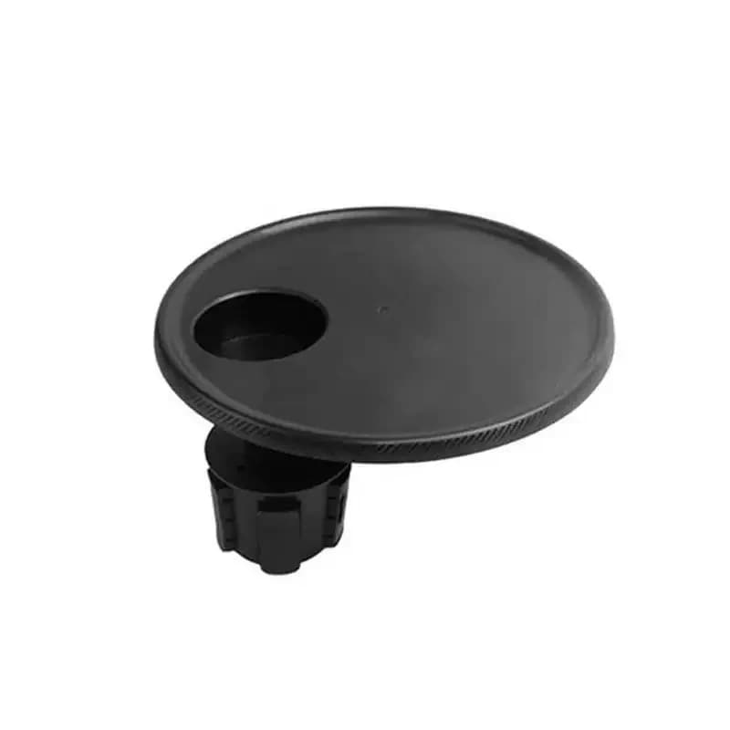 Multi-Function Car Cup Holder with 360° Adjustable Base, Food Tray & Interior Table Accessory