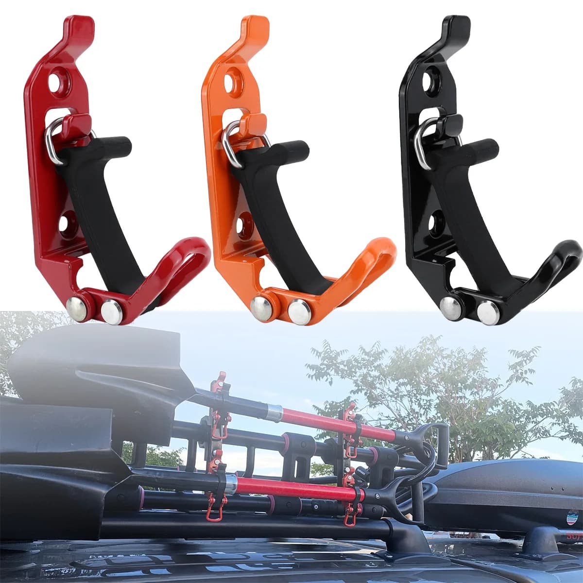 Suitable for fixing fixtures, buckles, fire axe handles, roof luggage racks, heavy-duty quick release shovels, axes, and storage