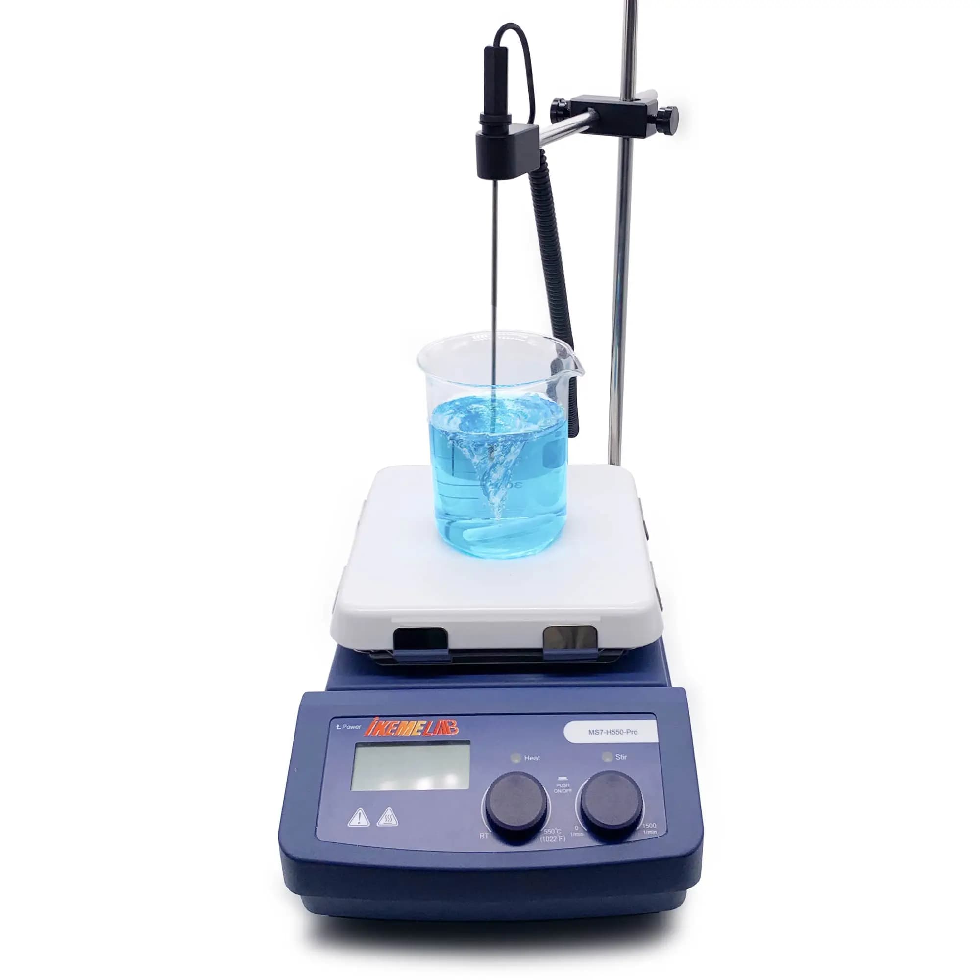 IKEME 100~1500rpm Laboratory Heating Equipment Electric Stirrer Lab Hot Plate Mixer Digital Magnetic Stirrer With Heating Plate