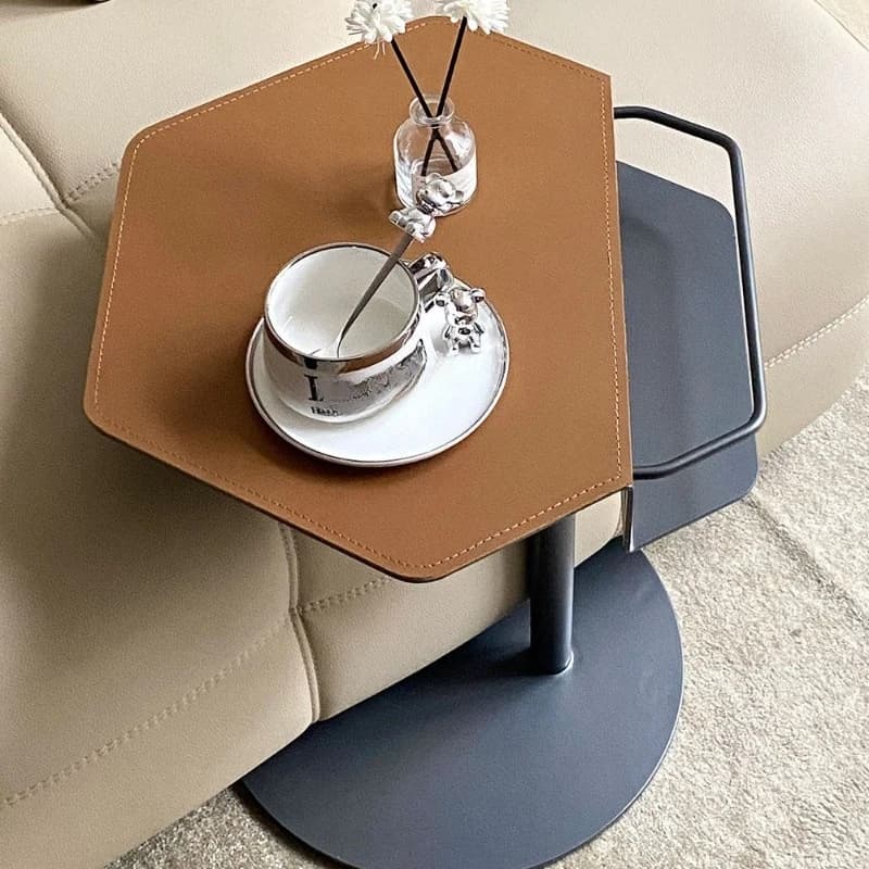 Modern simple sofa side table movable art small side table