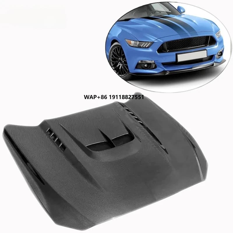 Suitable for 2015-2017 Models Mustang Version High Quality MBJ Carbon Fiber Engine Hood