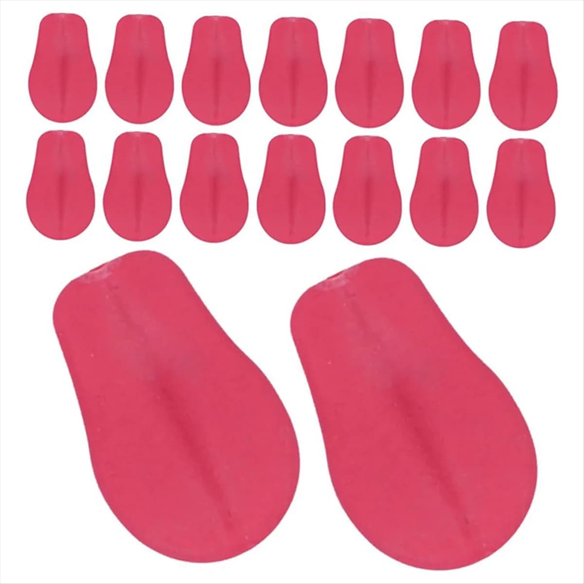 SSR 20pcs Realistic Plush Dog Tongues for Puppy Crafting Accessories for DIY Stuffed Animal Projects Doll Making Supplies