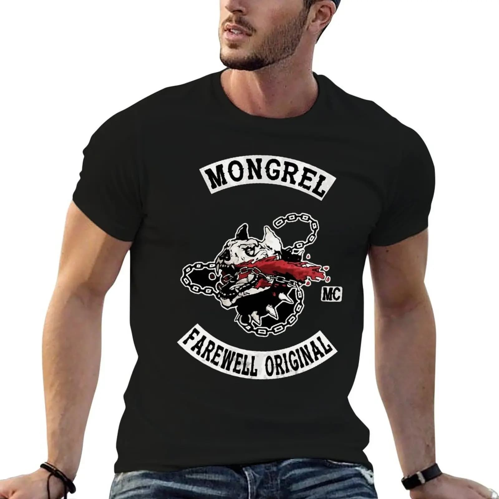 Days Gone - MONGREL FAREWELL ORIGINAL MC T-Shirt for a boy Man t-shirt mens graphic t-shirts big and tall