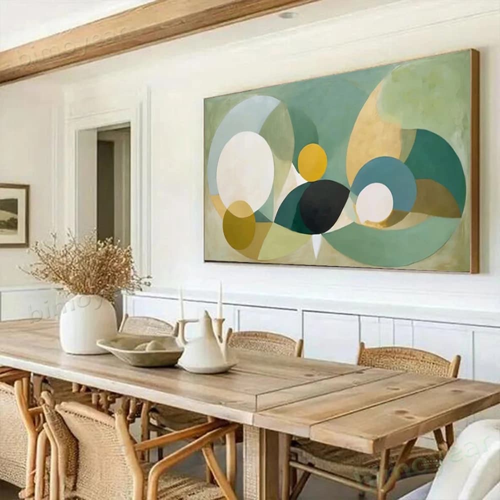 100% Hand Painted Abstract Oil Painting Joyful colors Wall Art Picture On Canvas Paints Mural For Living Room Home Decor Paint