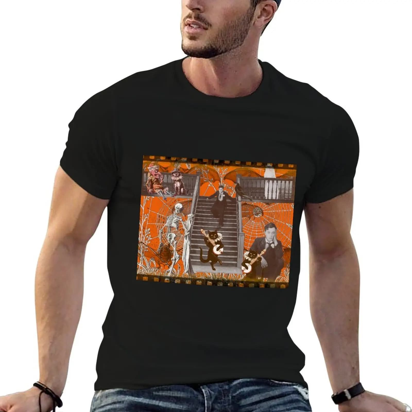Buster and The Haunted House T-Shirt clothes vintage mens vintage t shirts
