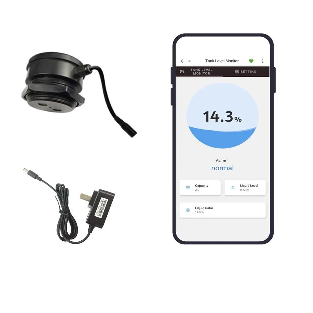 EPTTECH TLC2206 Non Contact 4G IoT WiFi Level Sensor Trash Can Tracking Flood Septic Tank Wastewater Detection Customization