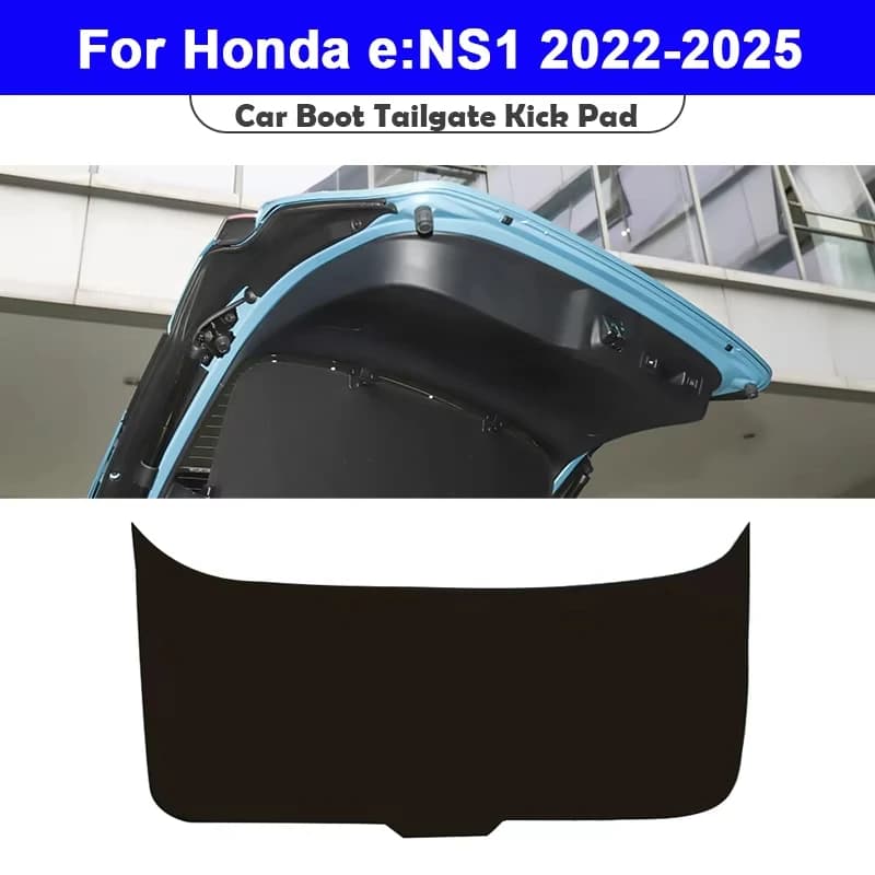 For Honda e:NS1 2022-2025 Trunk Tailgate Guard Pad Leather Rear Trunk Door Protective Car Interior Accessories