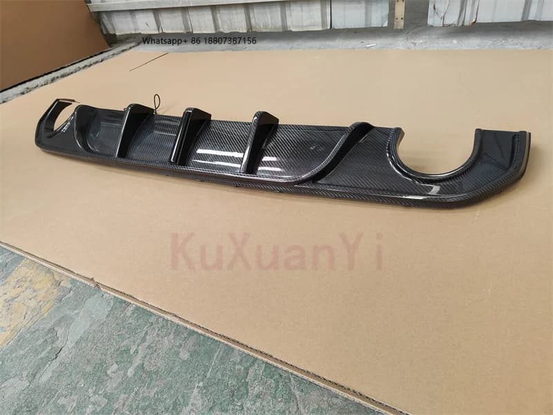 MP Style Carbon Fiber Rear Diffuser Is for the Front Bumper Edge Side Skirt for  theBMW New Series 425i G26 Body Kit