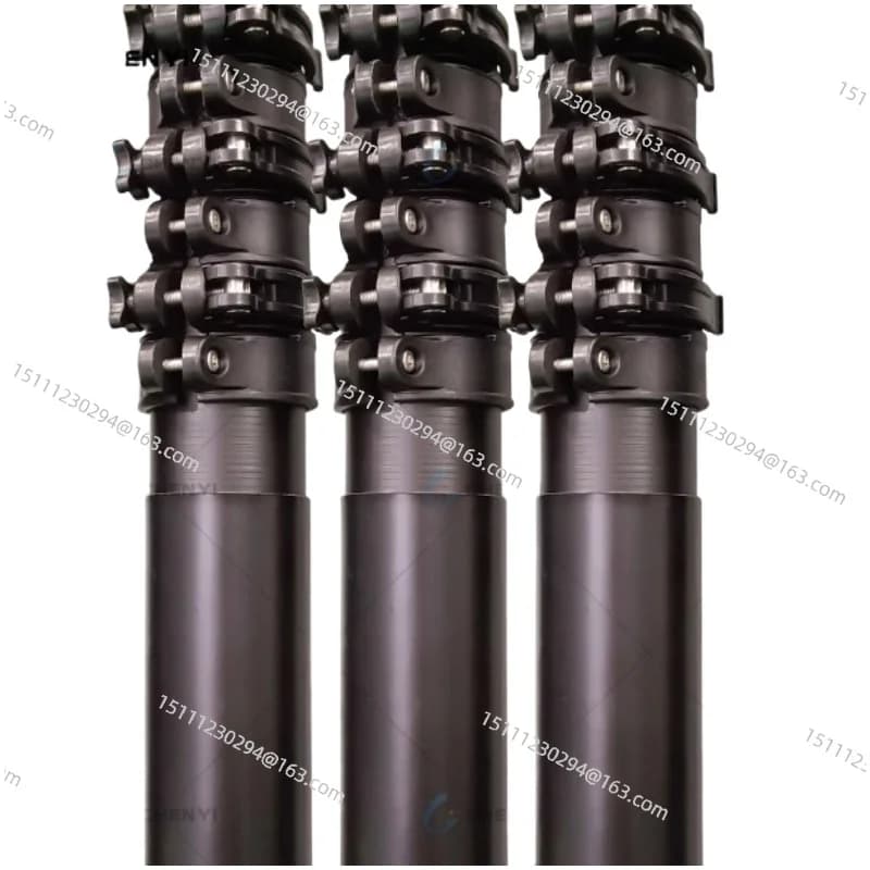20M Carbon Fiber Telescopic Fruit Picker Pole, High Strength Harvesting Tool for Coconut Areca Nut Palm Tree