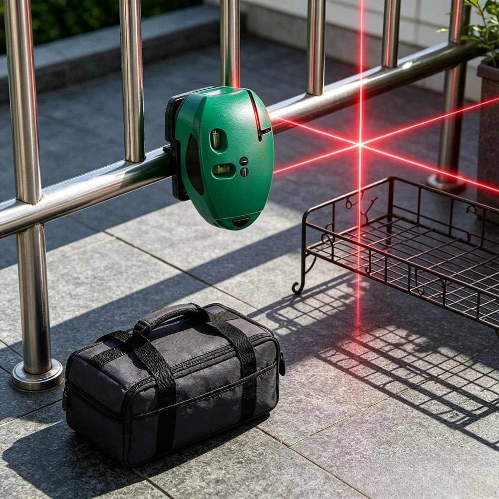 For Mini Magnetic Right Angle Laser Level Cross Line Laser Tools With Bubble Vial For Tile Picture Woodworking Measurement