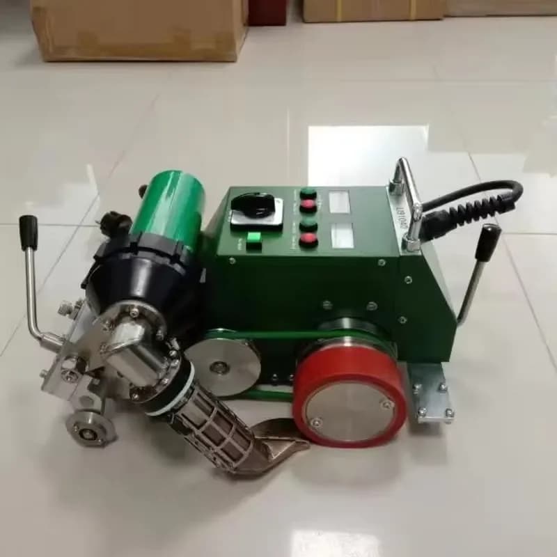 CE Certification Automatic Hot Air Welding Machine PVC Film Waterproof Membrane Vinyl Banner Tarpaulin Plastic Laminating