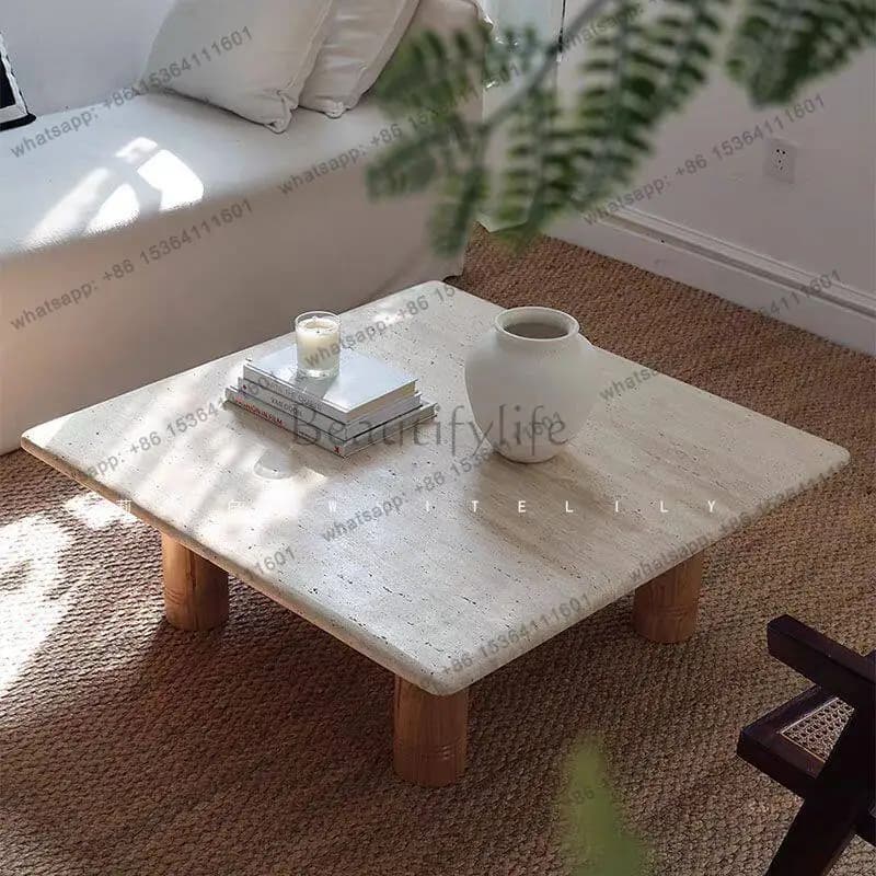 Factory Direct Sales Italian Minimalist Coffee Table Luxury Modern Designer Organizer Aesthetic Coffee Table Clear Writing Couch