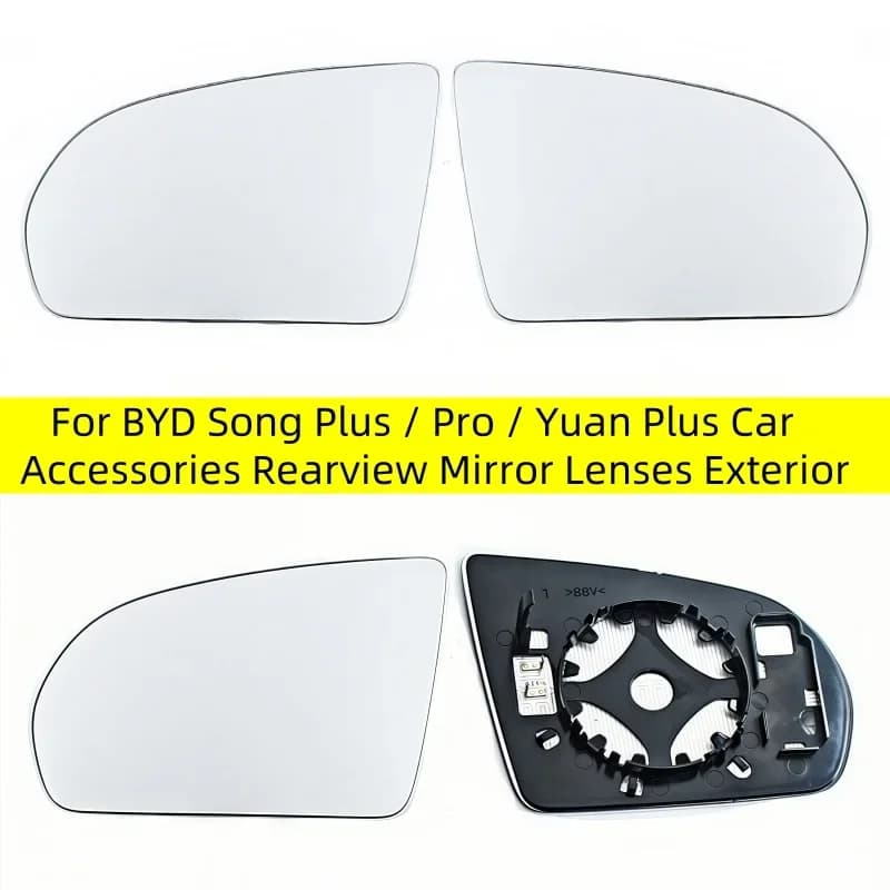 For BYD Song Plus / Pro / Yuan Plus Car Accessories Rearview Mirror Lenses Exterior Side Reflective Glass Lens with Heating 1