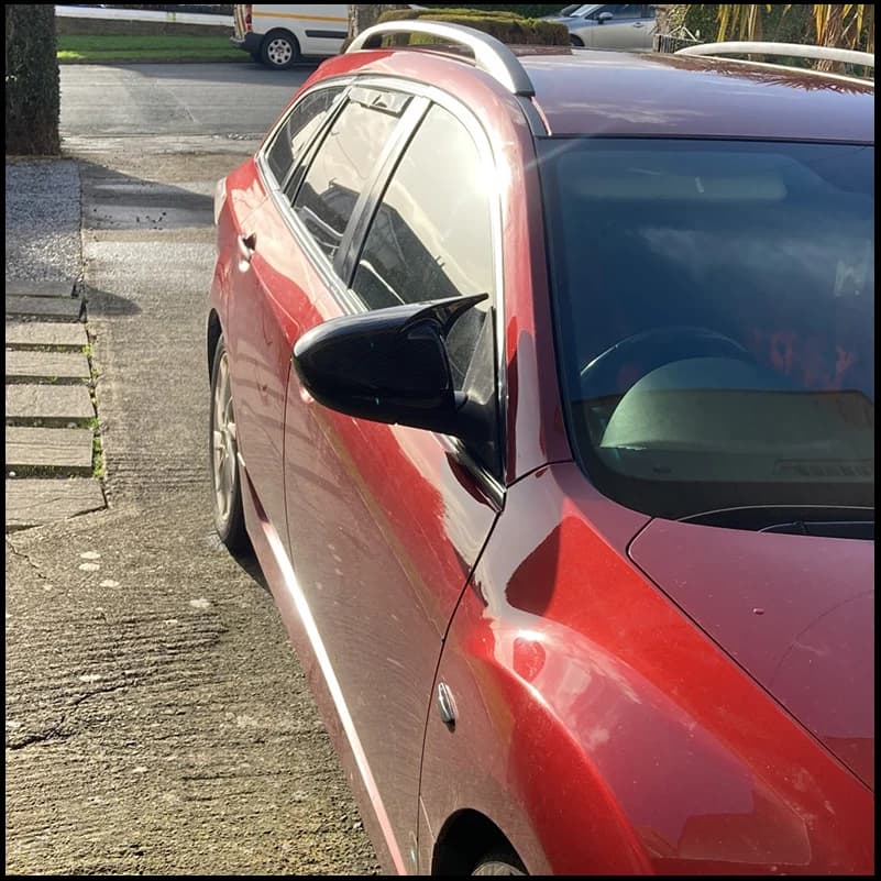 For Mazda 6 GH 2009-2013 Door Side Wing Rearview Mirror Cover Shell Cap Housing Auto Parts ABS Carbon Styling Car Accessories