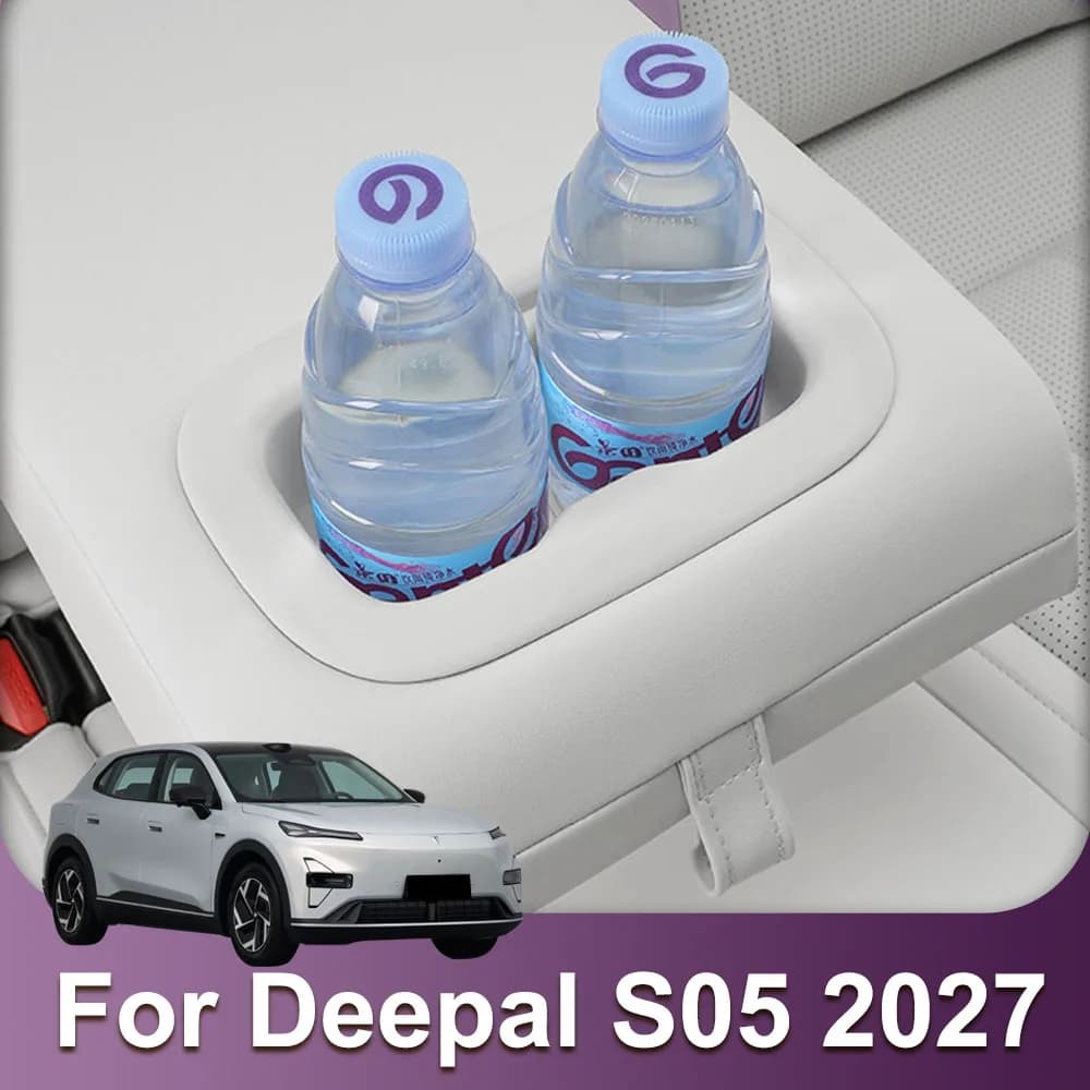 Rear Armrest Cup Cover Fit For Changan Deepal S05 2027 Silicone Cup Groove Pad Automotive Modification Supplies Anti-fouling