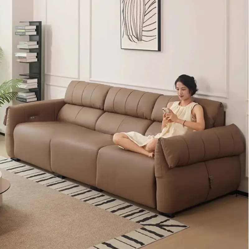 Nordic Reclining Living Room Sofas Three Seater Single Modular Living Room Sofas Electric Modern Bankstel Woonkamer Furniture