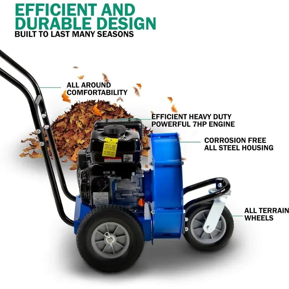 Hot SalesSweep Manual-Propelled Powerful 7HP 4 Stroke OHV Motor Output Wind Force Of 200 MPH / 2000 CFM