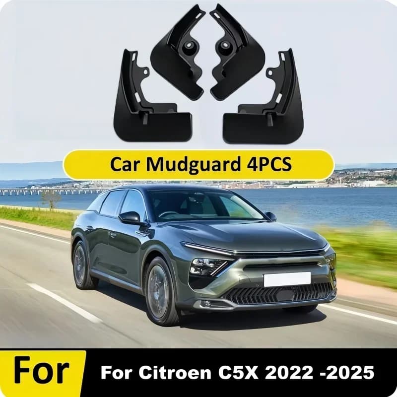For Citroen C5 X C5X 2022-2025 Fender Mudflaps Splash Guards Mudguards Mud Flaps car Accessories