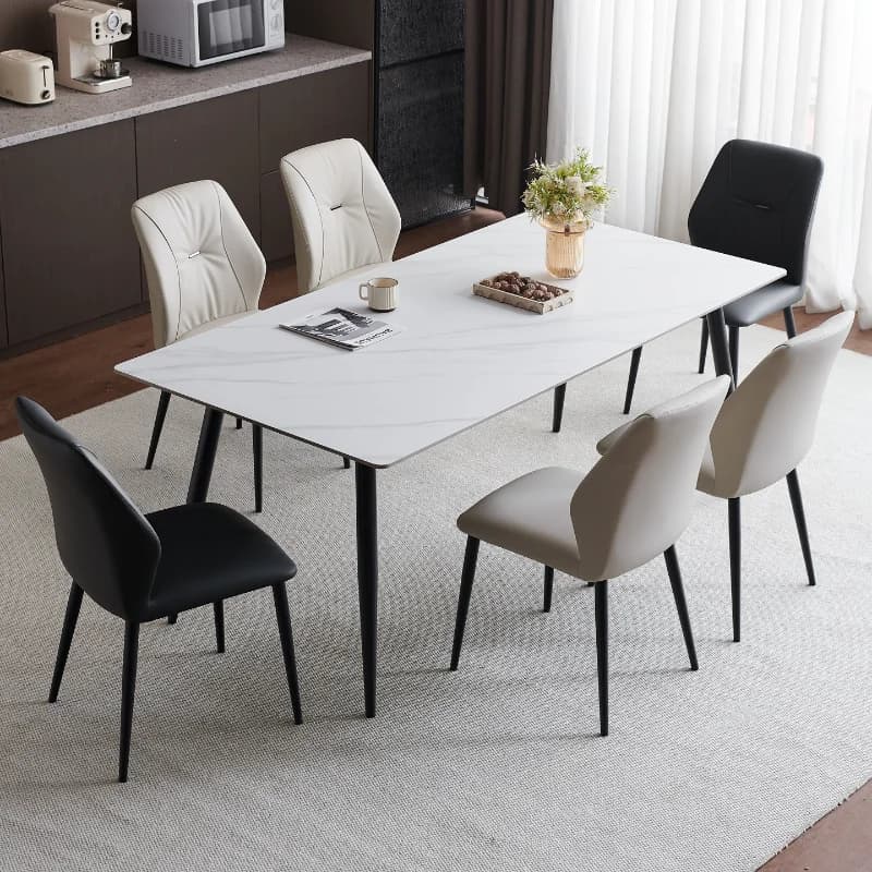 Chairs Coffee Dining Table Kitchen Restaurant Nordic Modern Luxury Dining Table Designer Lounge Mesas De Jantar Home Furniture