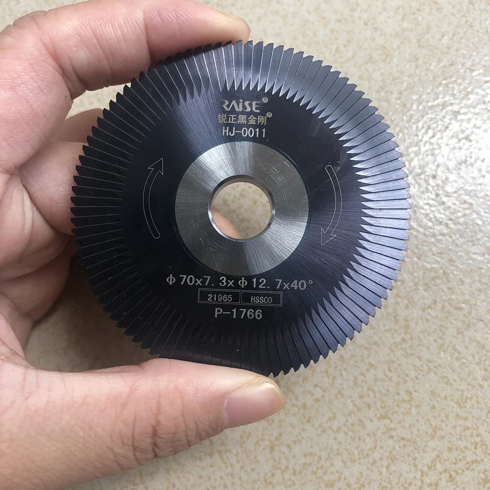 Raise 70x7.3x12.7mm Milling Cutter HJ0011 Carbide for Wenxing Key Cutting Machine 100D,100E,100E1,100F,100G,101,201C,201D