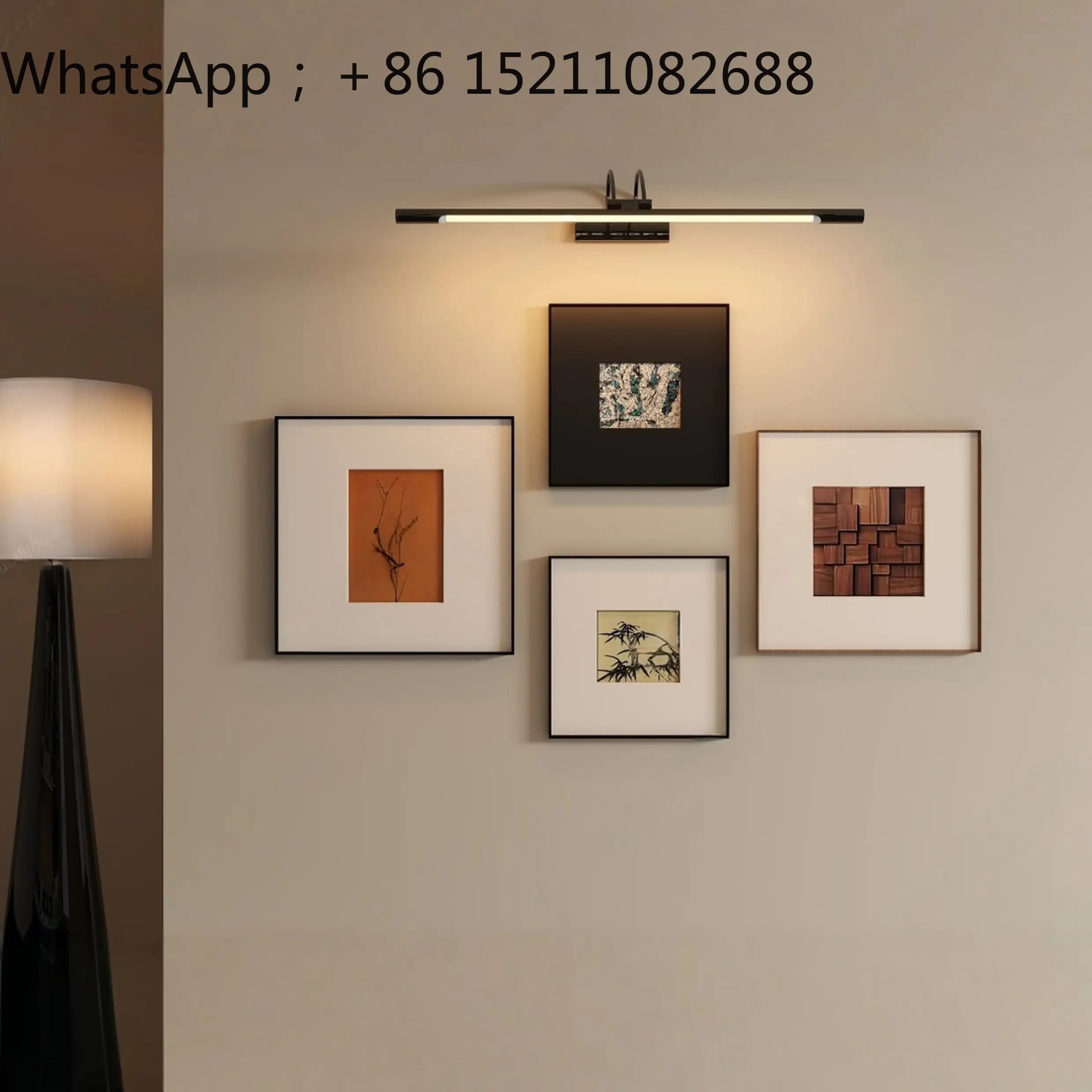 SCY light luxury minimalist decorative painting cream wind hanging painting atmosphere mural