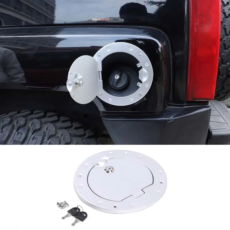 Car Fuel Tank Lock Cap Anti-theft Locking Gas Cap Fuel Filler Cap Lock Car Accessories For Hummer H3 GMT345 GMT745 2005-2009