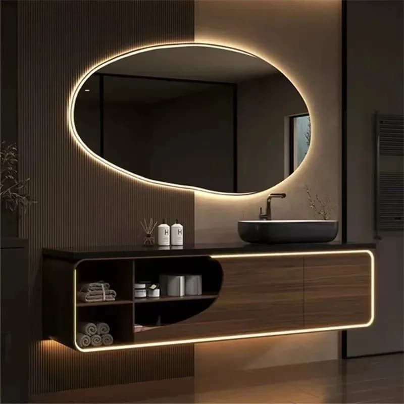 Unique Hang Bathroom Cabinet Organizers Design Space Saving Bathroom Mirror Cabinet Multiple Purpose Gabinete Banheiro Furniture