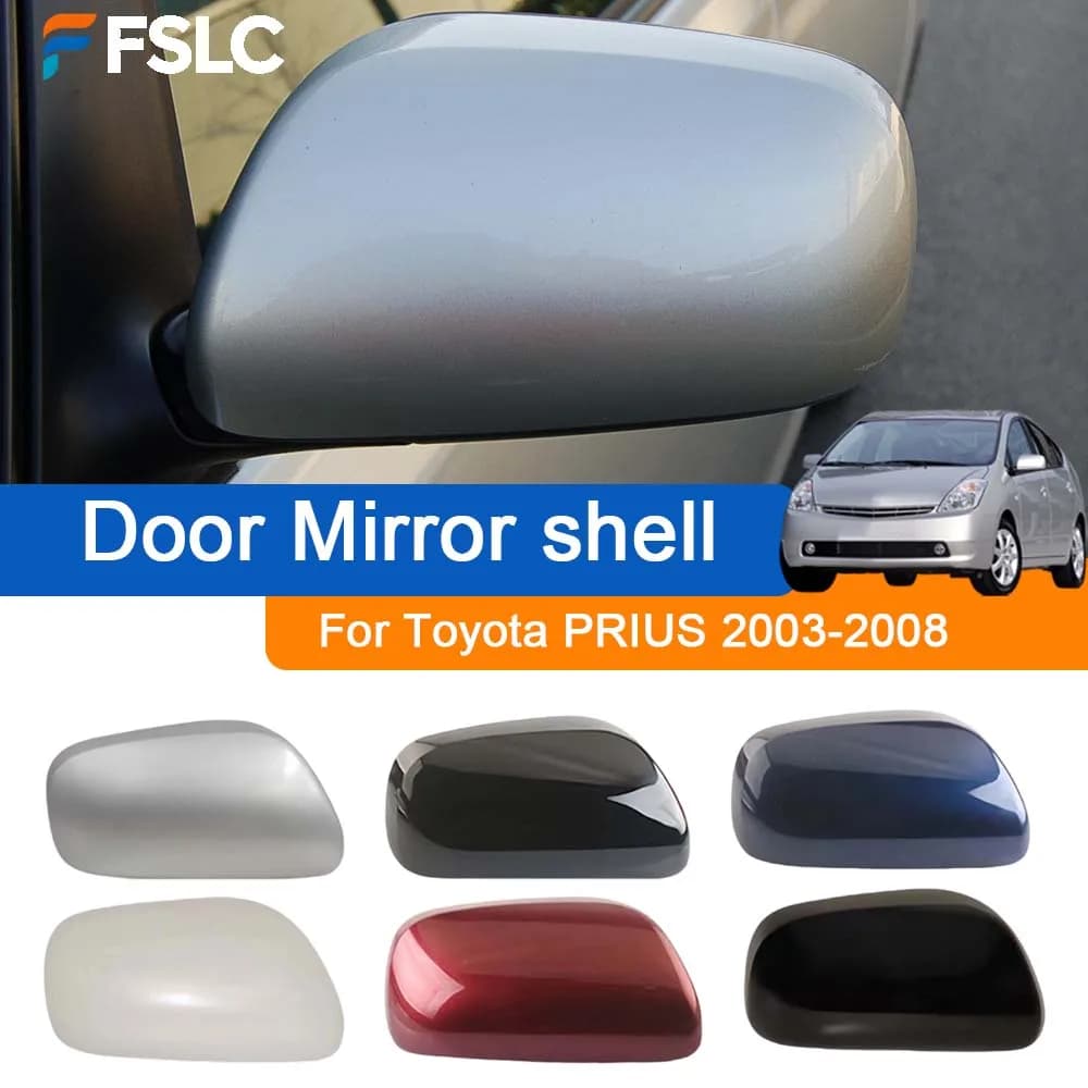 For Toyota PRIUS 20 2003 - 2008 Cars Accessories Door Mirror shell Car Rearview Accessories Upgrade Styling Modify A Car
