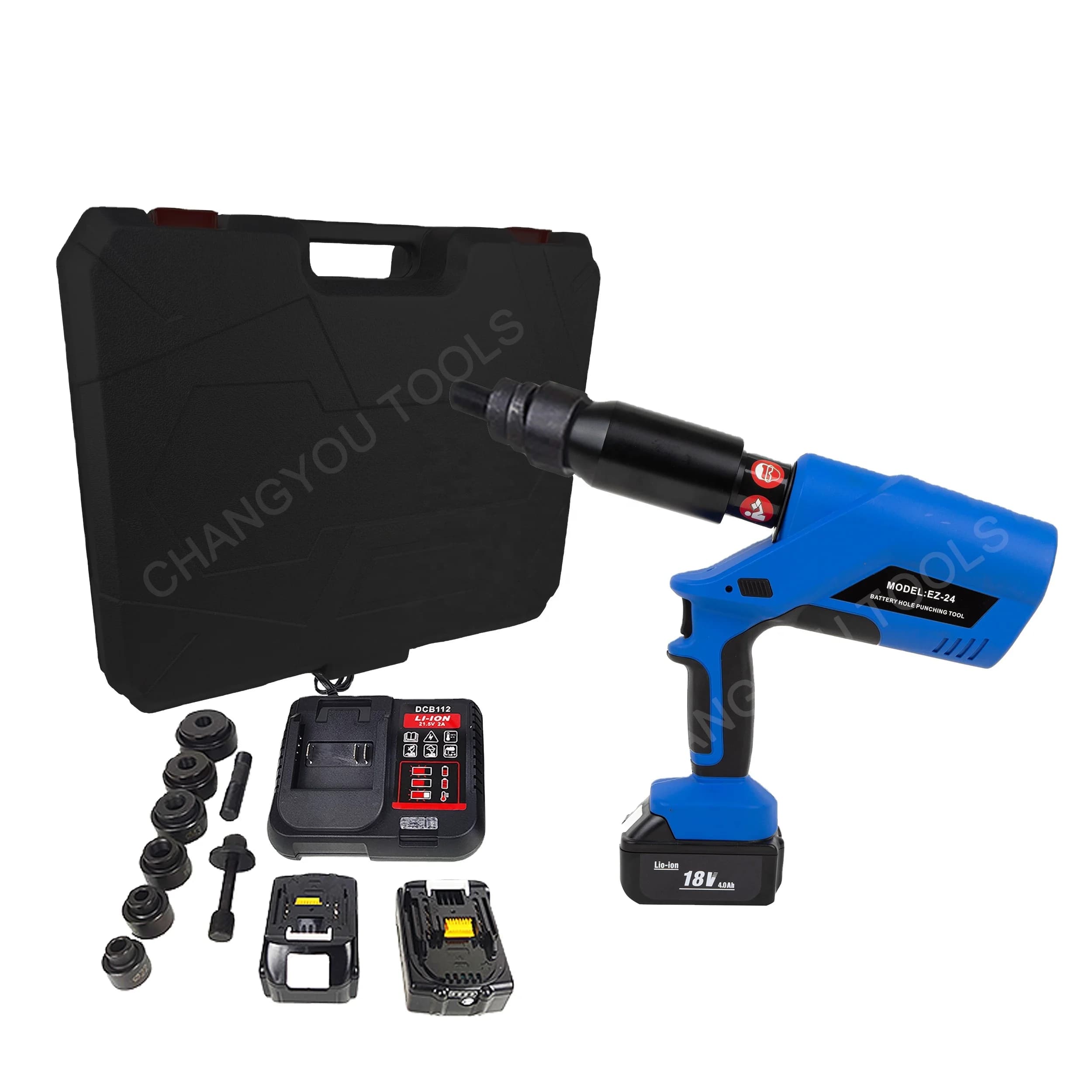 EZ-24  Battery Powered Hydraulic Hole Puncher
