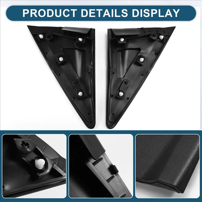 AADD-AASS-Car Side Mirror Corner Triangle Garnish Cover Panel Window Triangle Plate For Ford Transit Tourneo Courier 2014+
