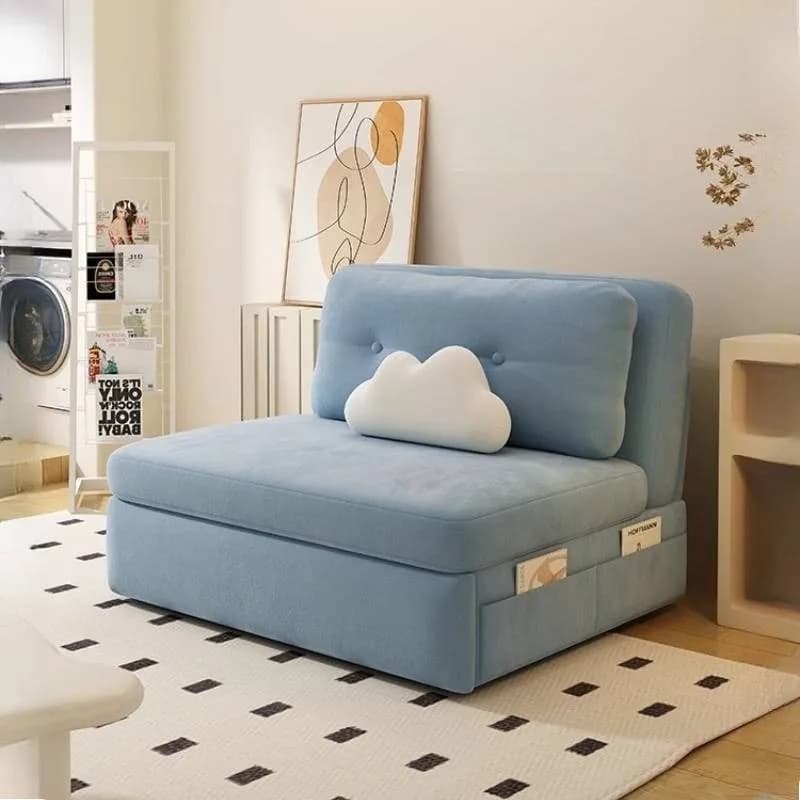 */*Latex Blue Living Room Sofas Minimalist Sleep Nordic Modern Living Room Sofas Puff Lounge Fauteuils De Salon Furniture Home
