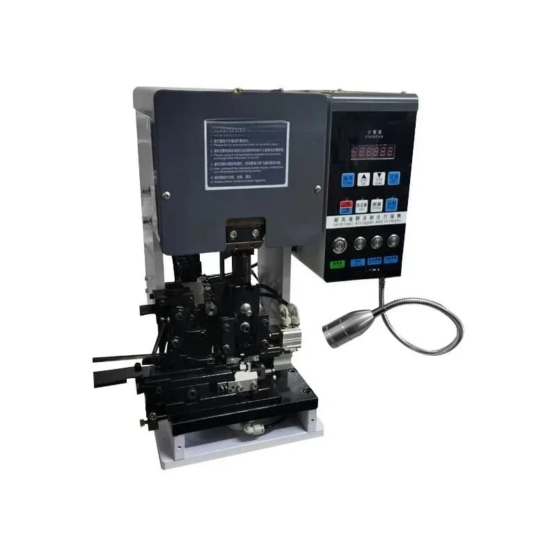 Semi Automatic Utra Silent Terminal Machine 1.5t Crimping Machine Wire Stripping and Crimping Terminal Machine