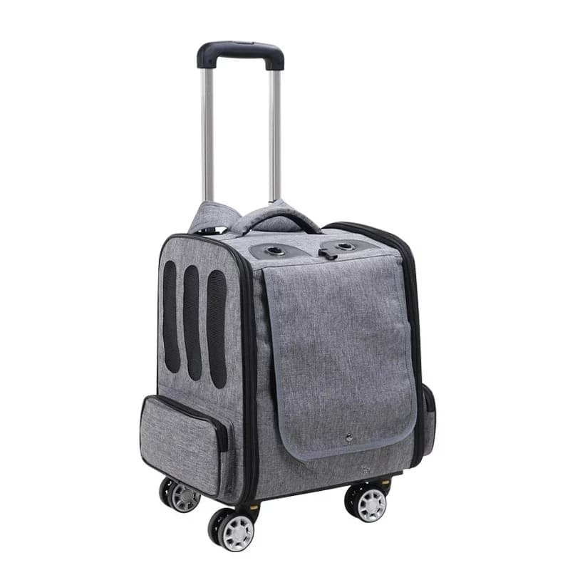 Pet trolley case, dog going trolley bag, cat suitcase, backpack.