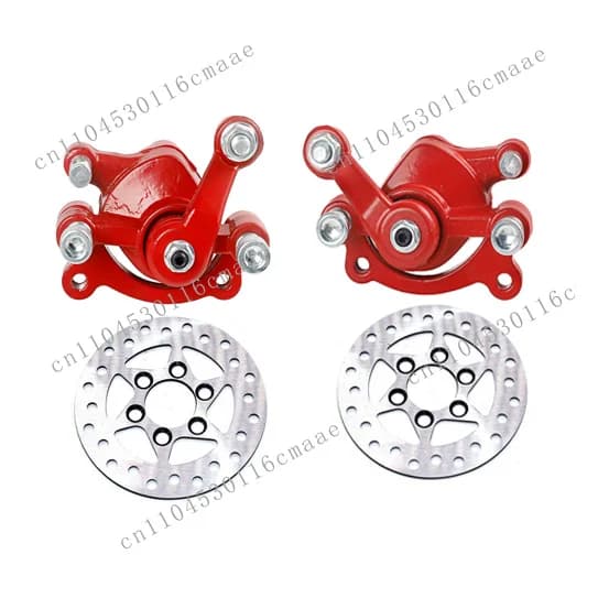 Front and rear disc brakes with disc for 2-stroke mini-buggy pocket bike ATV 49CC pad brake disc plate gas