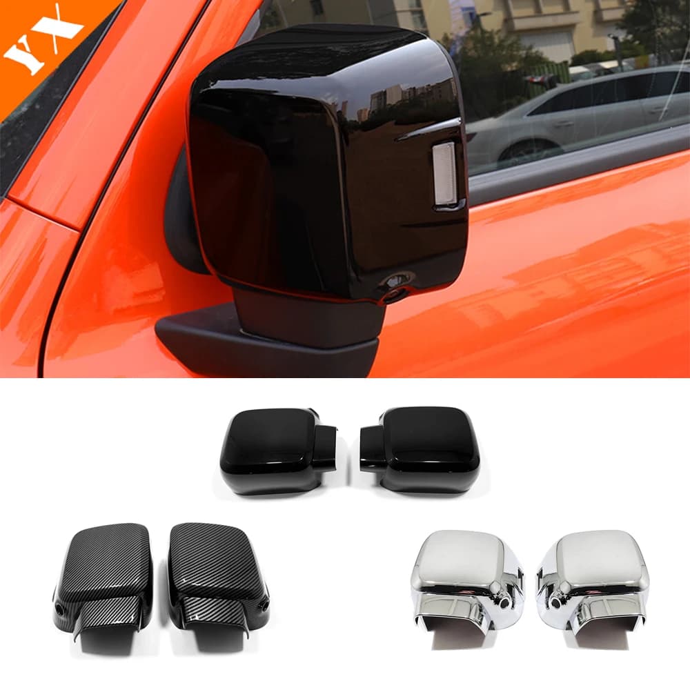 For GWM Tank 300 accessories Tank 300 2025 Carbon Chrome Black Car Side Mirror Rear View Mirror Cover Anti Scratch
