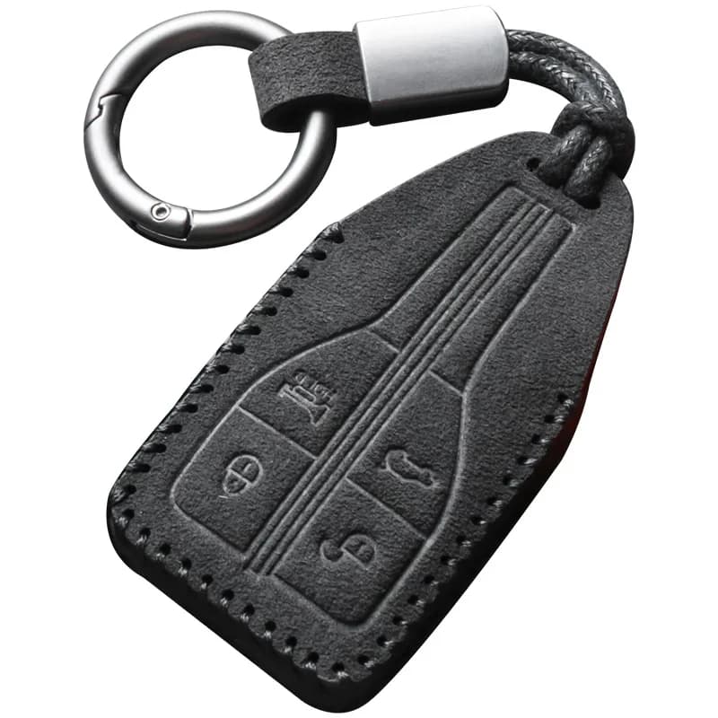 Premium Suede Key Case Keychian for Hongqi HS5 and HS7 2022