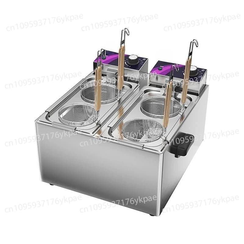 Noodle Cooking Stove Commercial Four-head Noodle Boiling Soup Powder Electric Heating Noodle Cooking Machine Convenience Store