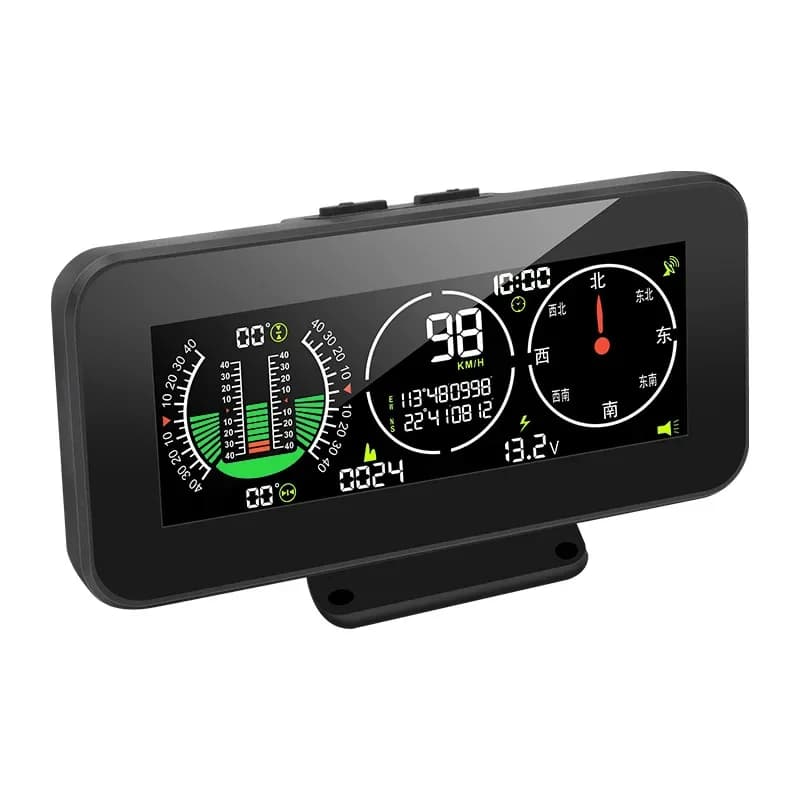 Automobile General Purpose Vehicle Horizontal Slope GPS Compass Voltage Altitude Vehicle HUD Head-up Display