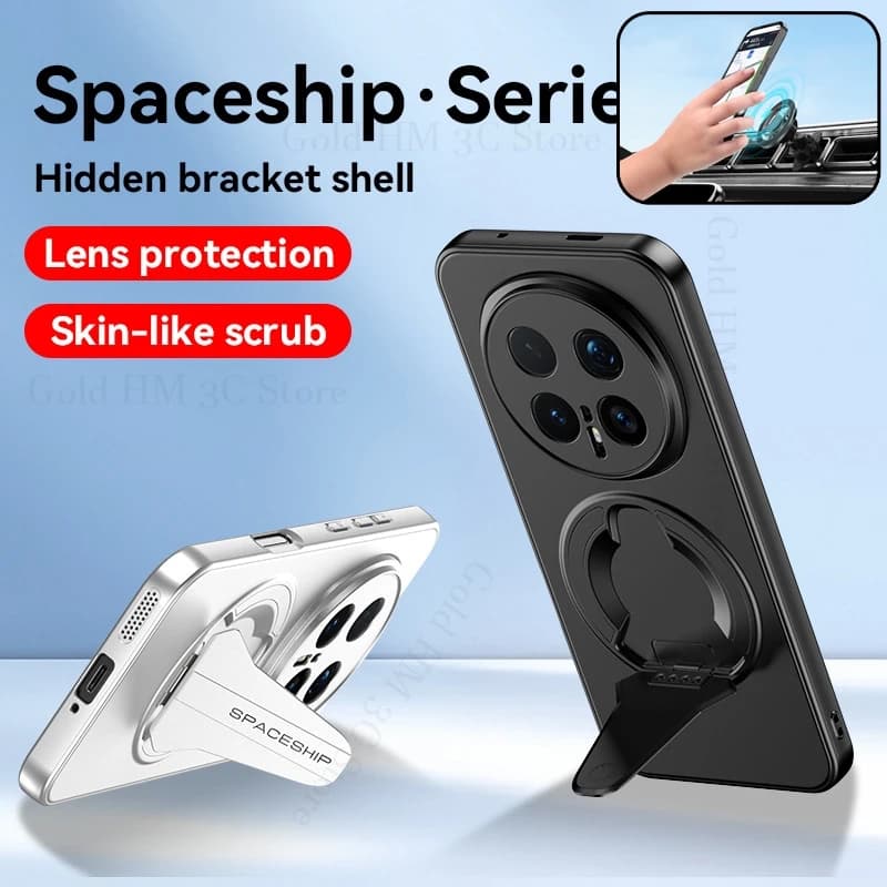 Capa For Honor Magic 8 Pro For Magsafe Magnetic Kickstand Case For HONOR Magic 8 Pro Folding Bracket Phone Protective Back Cover